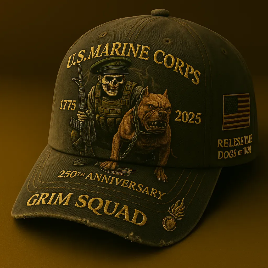 U.S. Marine Corps "Grim Squad" 250th Anniversary Cap
