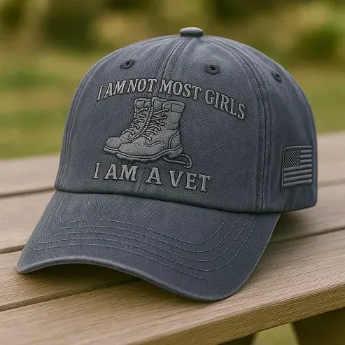 Women's Veterans Art Print Hat
