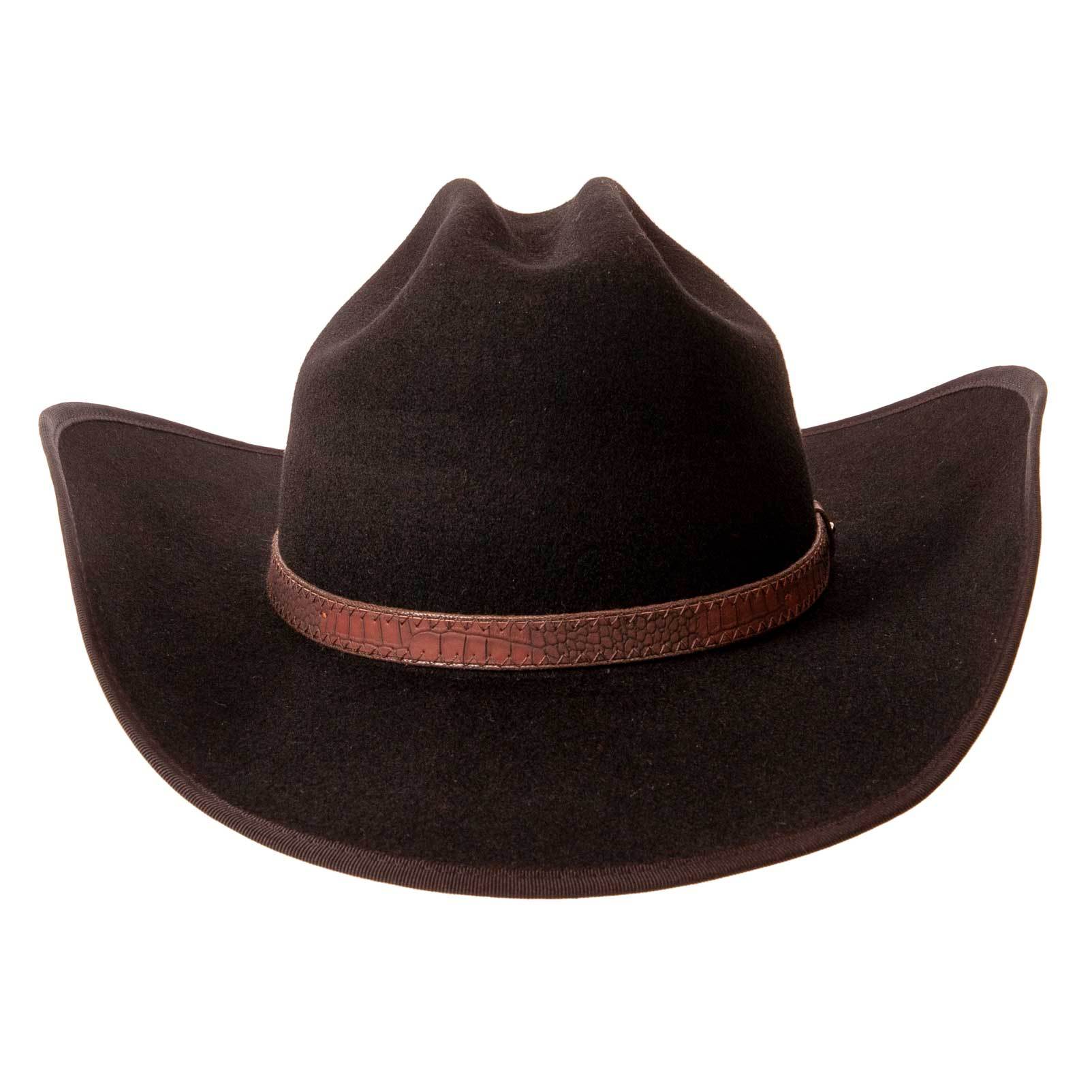 Cattleman - Mens Felt Cowboy Hat - Western Hat Band