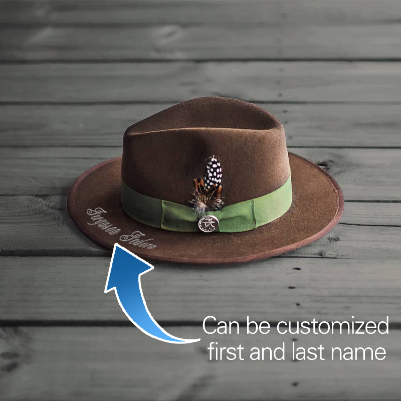 Ferguson James Fedora – Brown [Fast shipping and box packing]