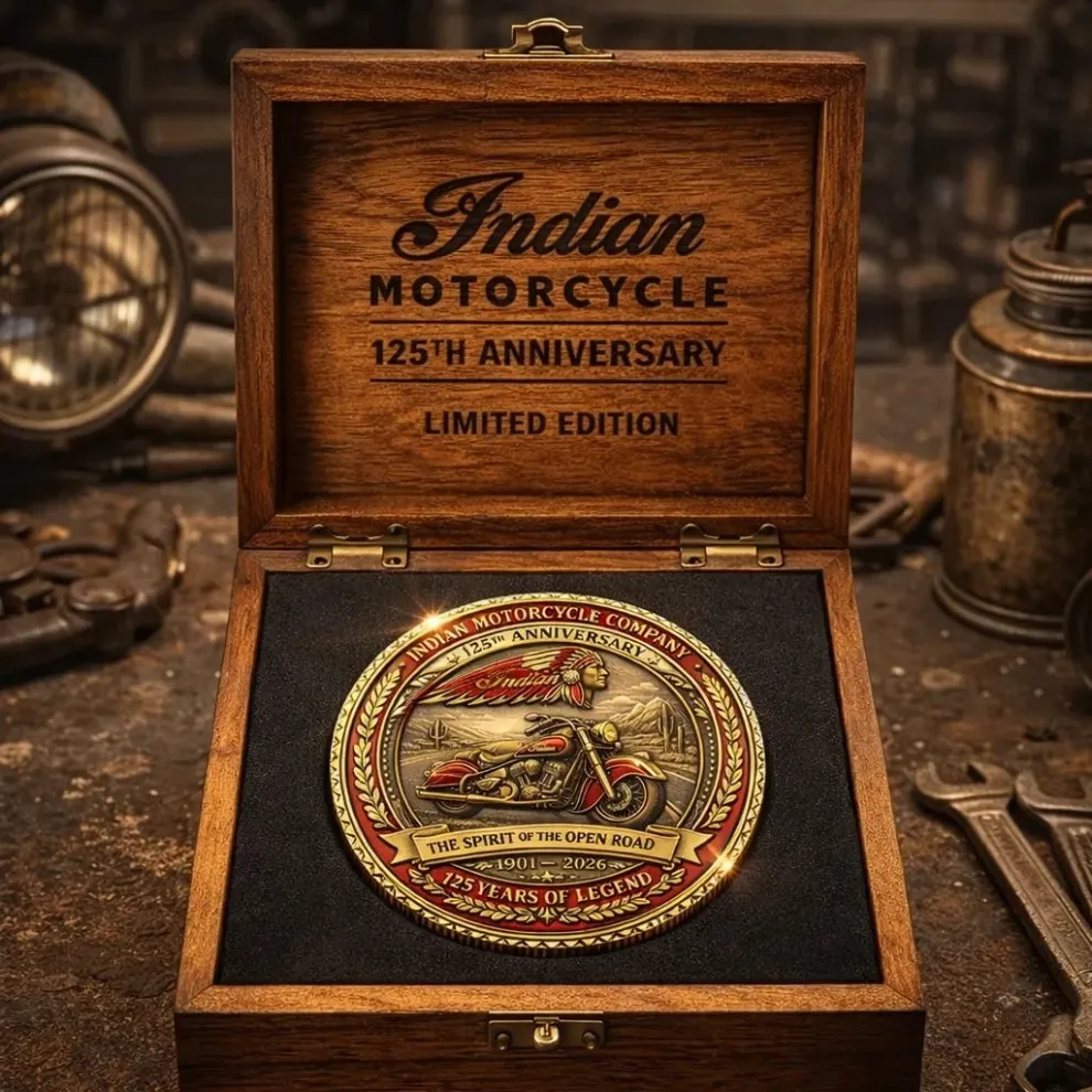 Indian Motorcycle 125th Anniversary Commemorative Coin