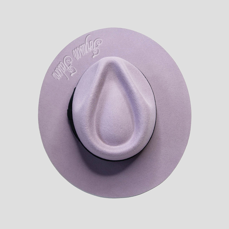 Ferguson Fedora - Lavender+Black[Fast shipping and box packing]