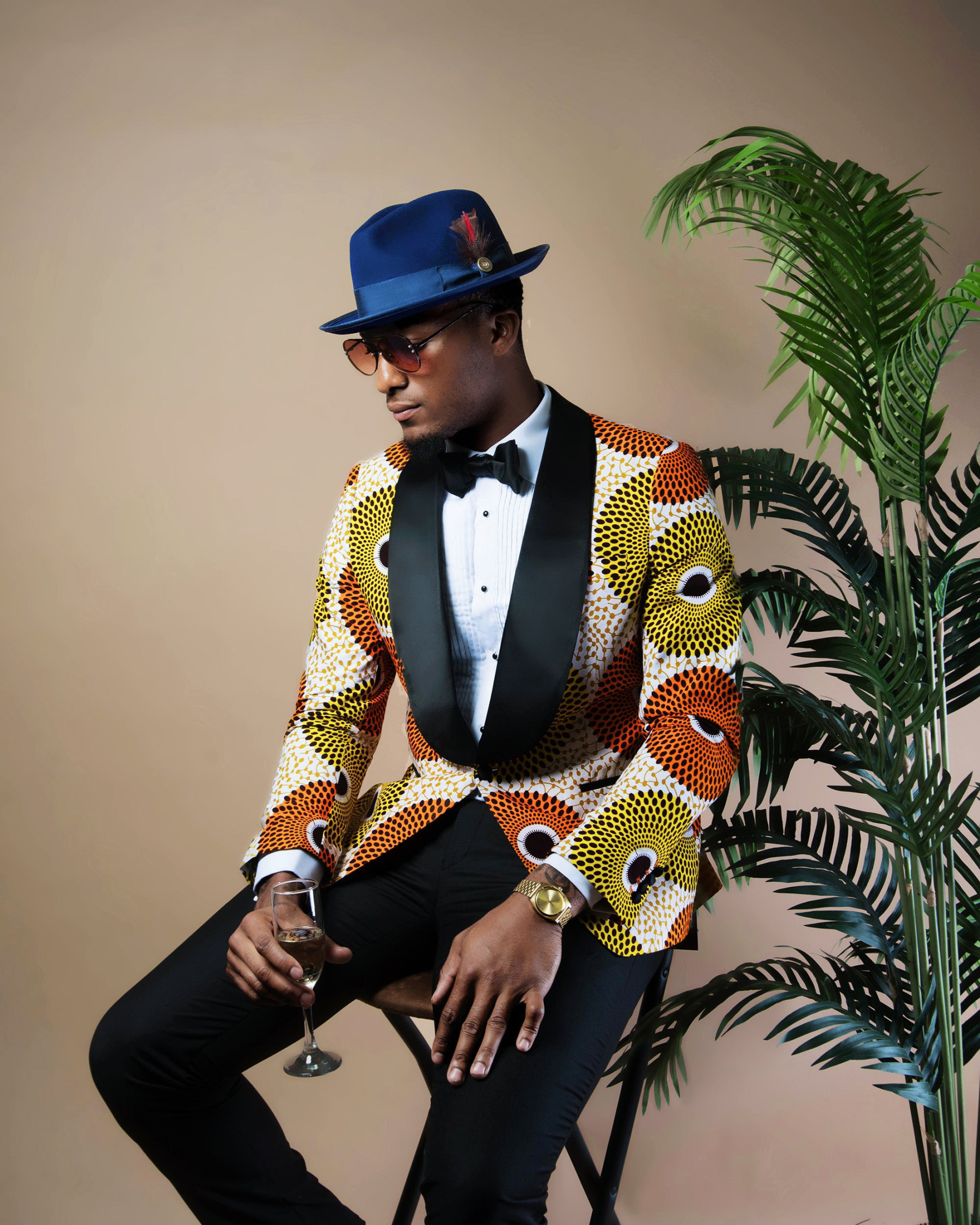 Trilby Fedora – Navy [Fast shipping and box packing]