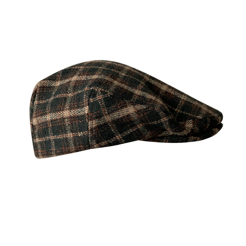 THE PEAKY Marl Flat Hat Kent-Harris Tweed