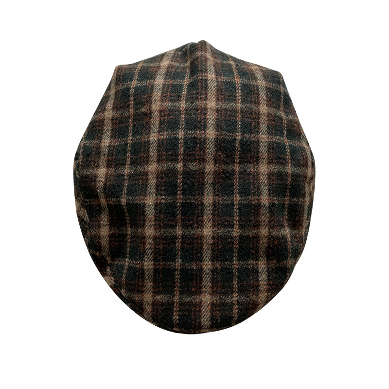 THE PEAKY Marl Flat Hat Kent-Harris Tweed