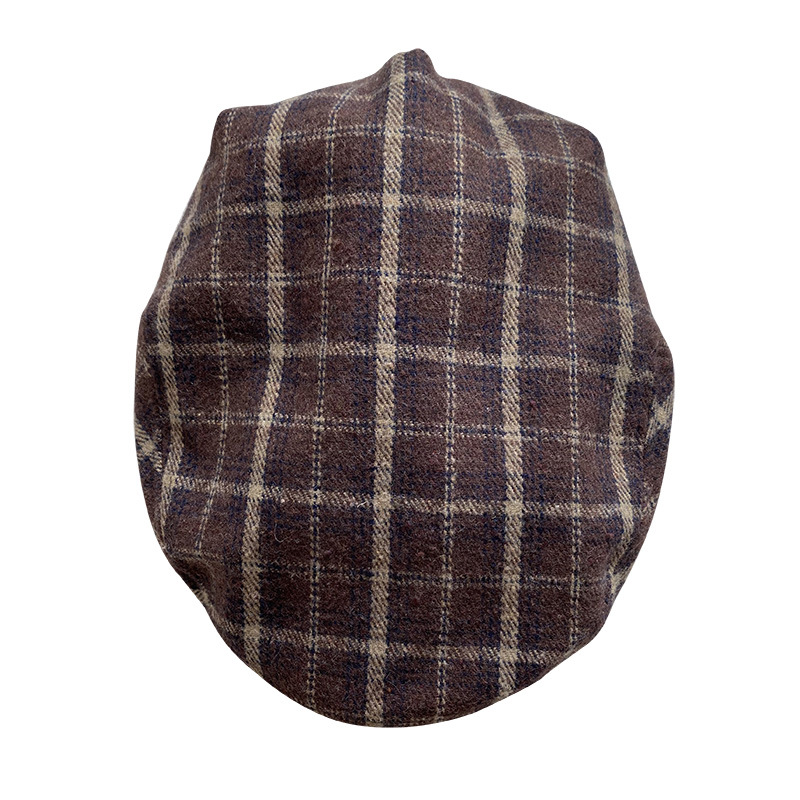 THE PEAKY Marl Flat Hat Brixto-Harris Tweed