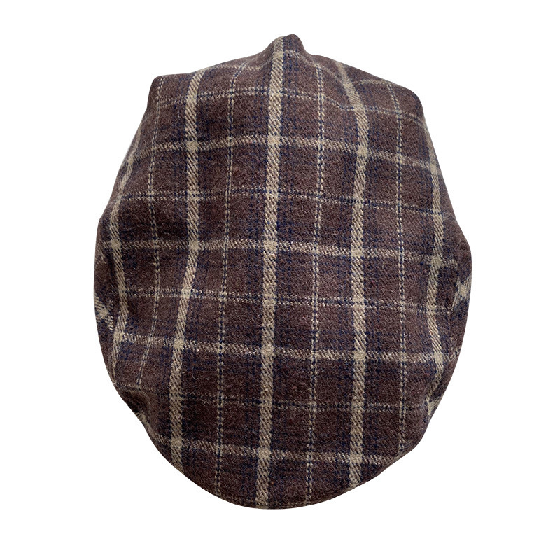 THE PEAKY Marl Flat Hat Brixto-Harris Tweed