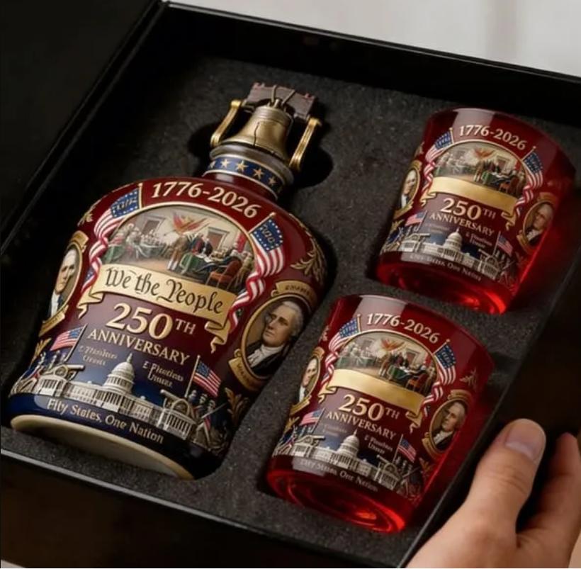 U.S. 250th Anniversary Commemorative Whiskey decanter set（1776-2026）