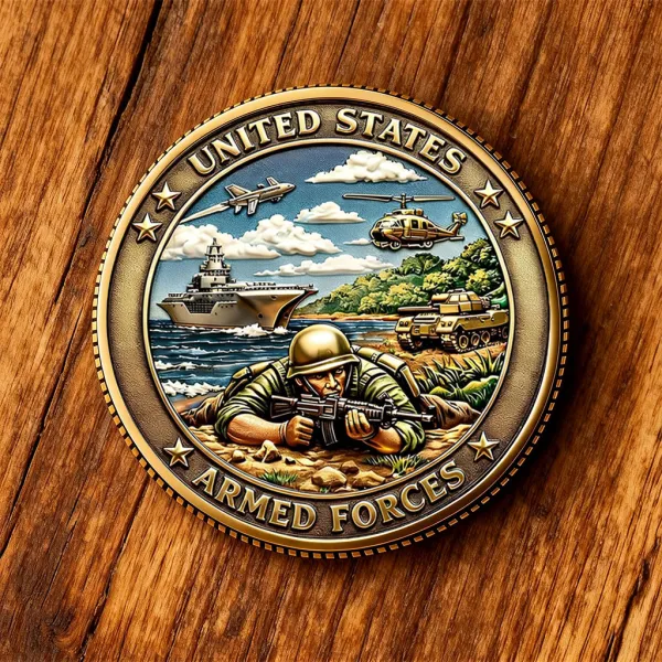 Veteran Service Vietnam Coin