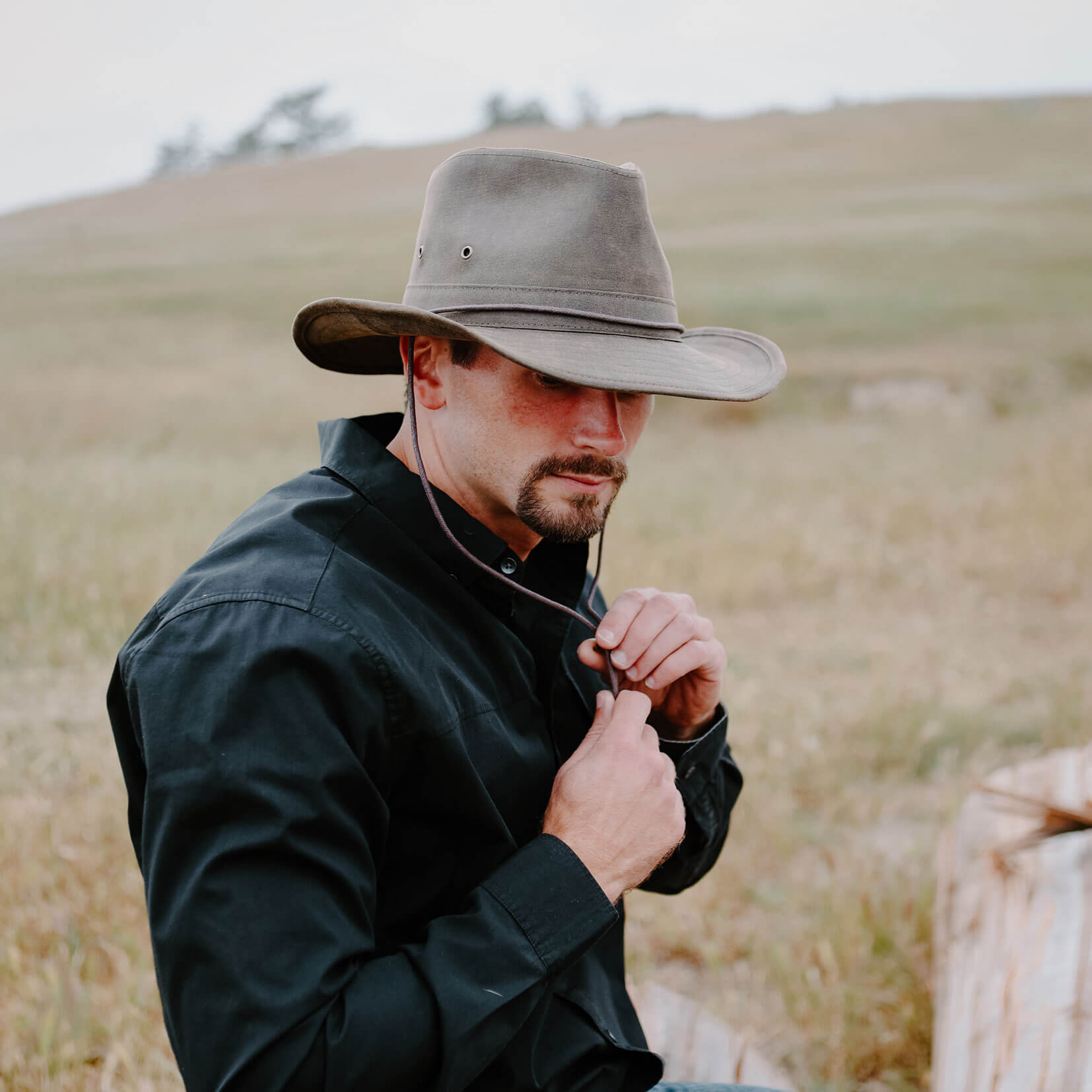 Irwin - Mens Western Outback Fedora Hat