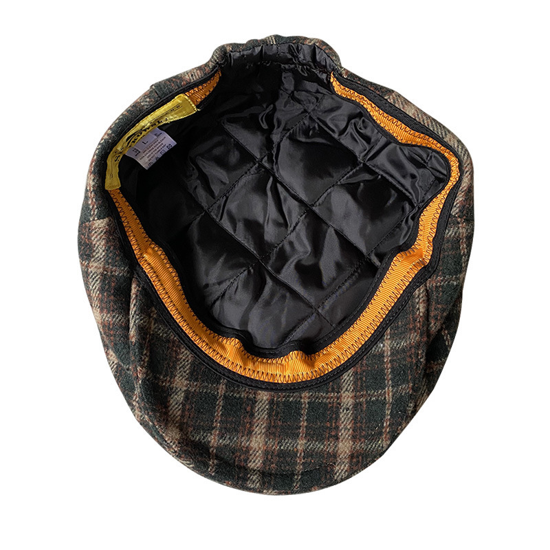 THE PEAKY Marl Flat Hat Kent-Harris Tweed