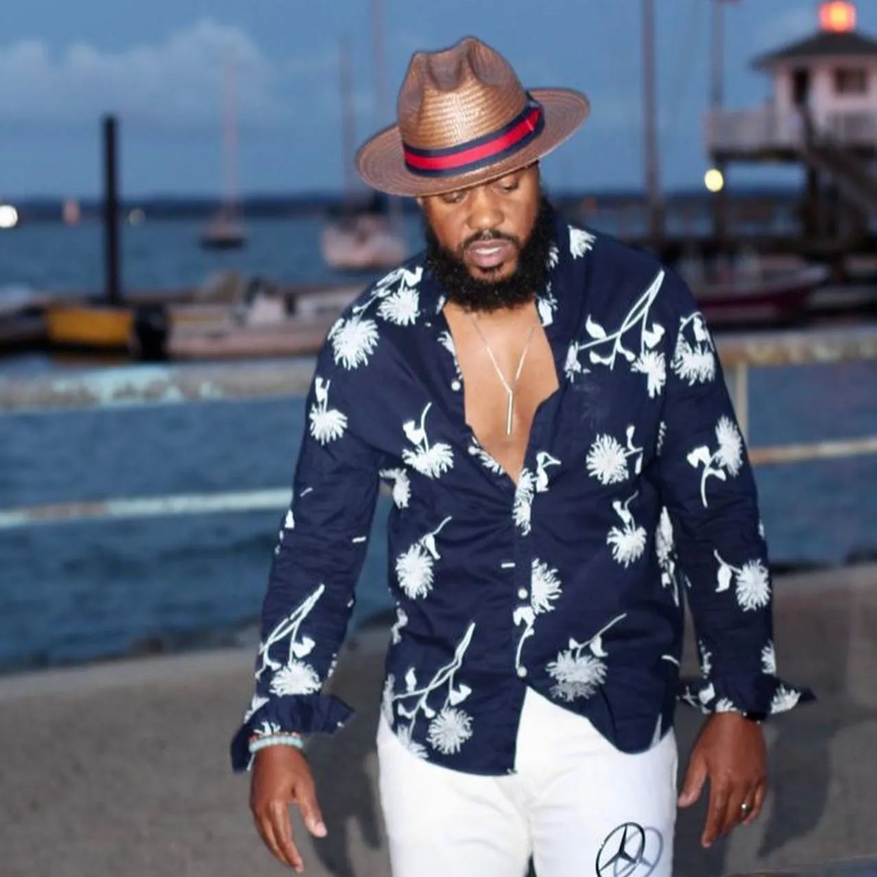 Tienda SG Miller Ranch Fedora - Patriotic Straw