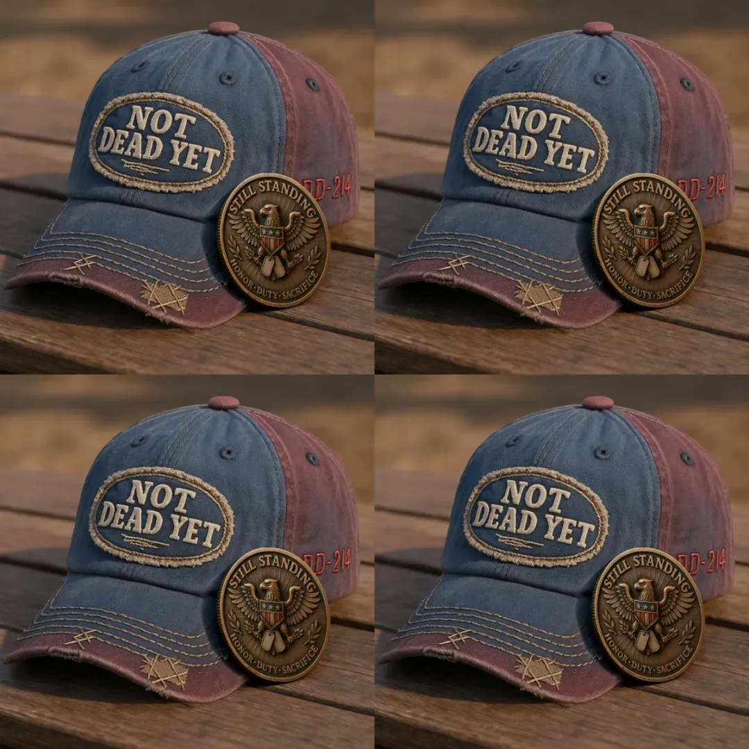 🎉Last Day Only $19.99 🇺🇸💀 DD-214 “Not Dead Yet” Veteran Hat🎁Free Symbolizes Honor Gift