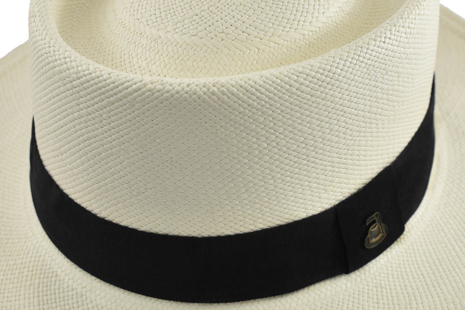 Advanced Original Panama Hat-White Oval Crown-Handwoven in Ecuador 
