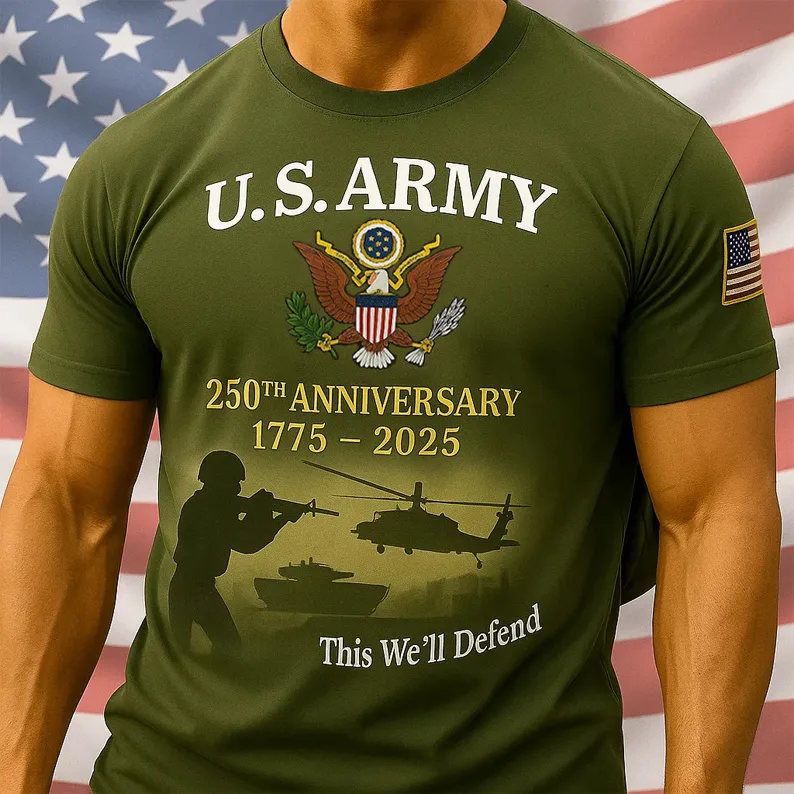 U.S. Army 250th Anniversary T-shirt