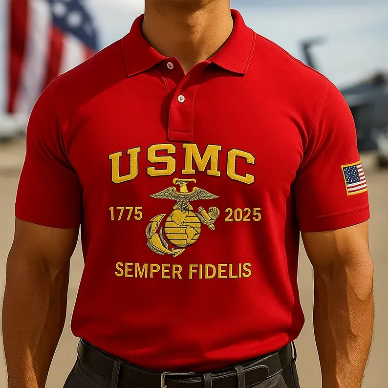 USMC 250th Anniversary Long Sleeve T-Shirt