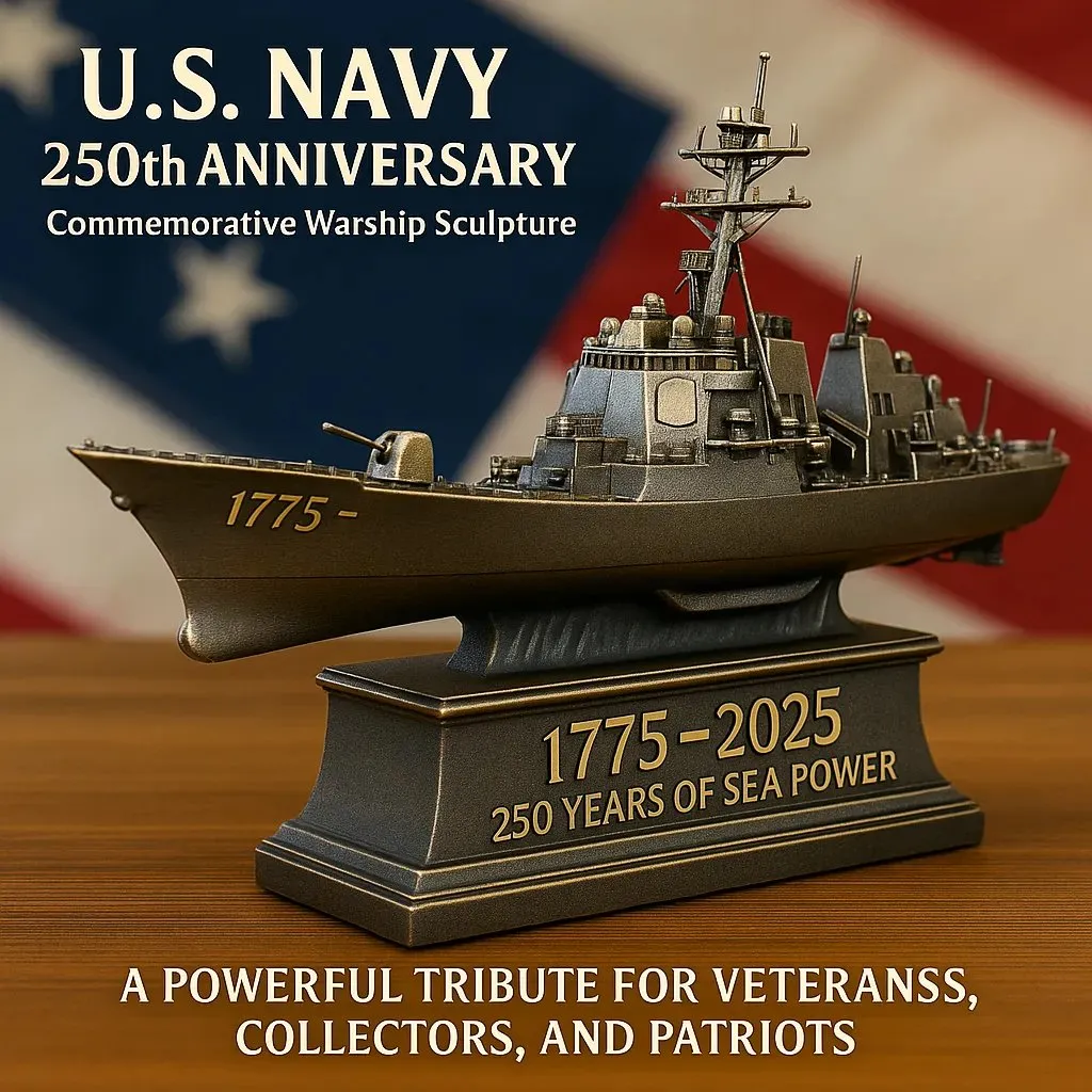 🔥LAST DAY SALE 49% OFF – Navy Heritage 250th Anniversary Display Edition