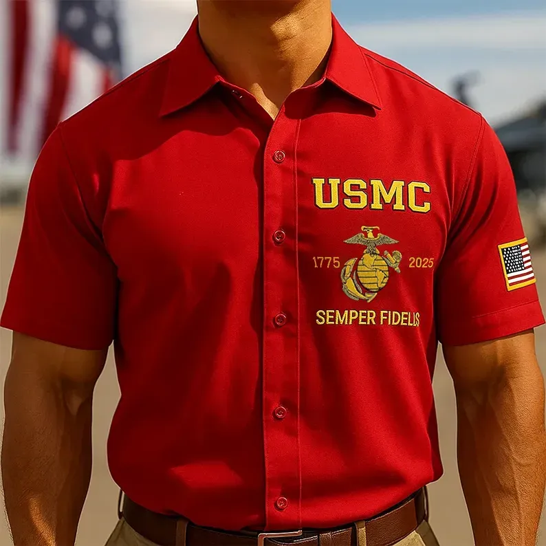 USMC 250th Anniversary Long Sleeve T-Shirt