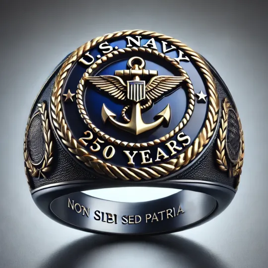 250th Anniversary Military Commemorative Ring
