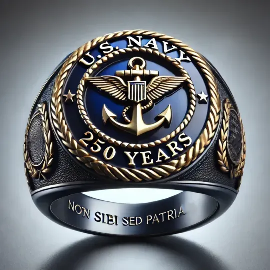 250th Anniversary Military Commemorative Ring