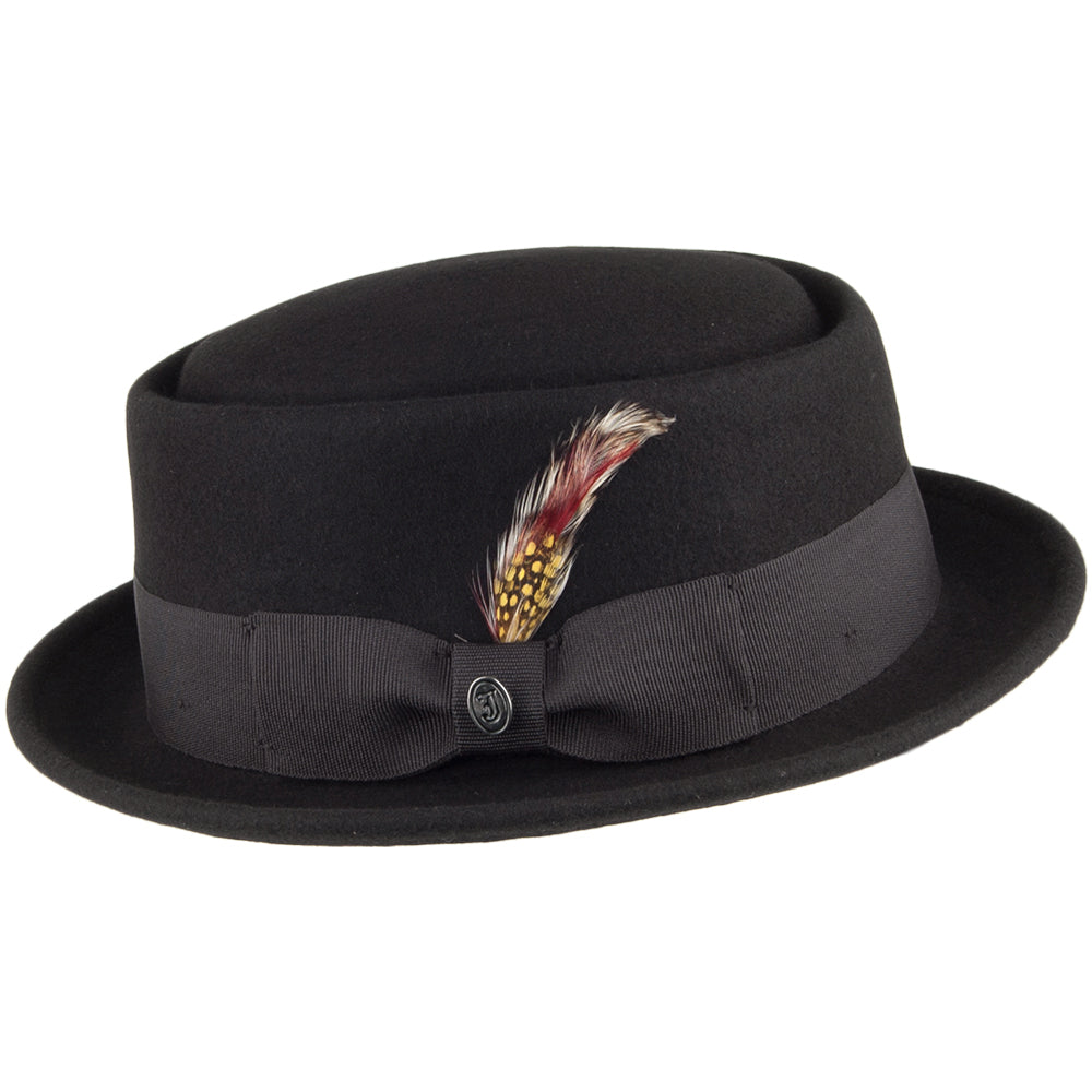 Tienda Jaxon & James Crushable Wool Pork Pie Hat - Black