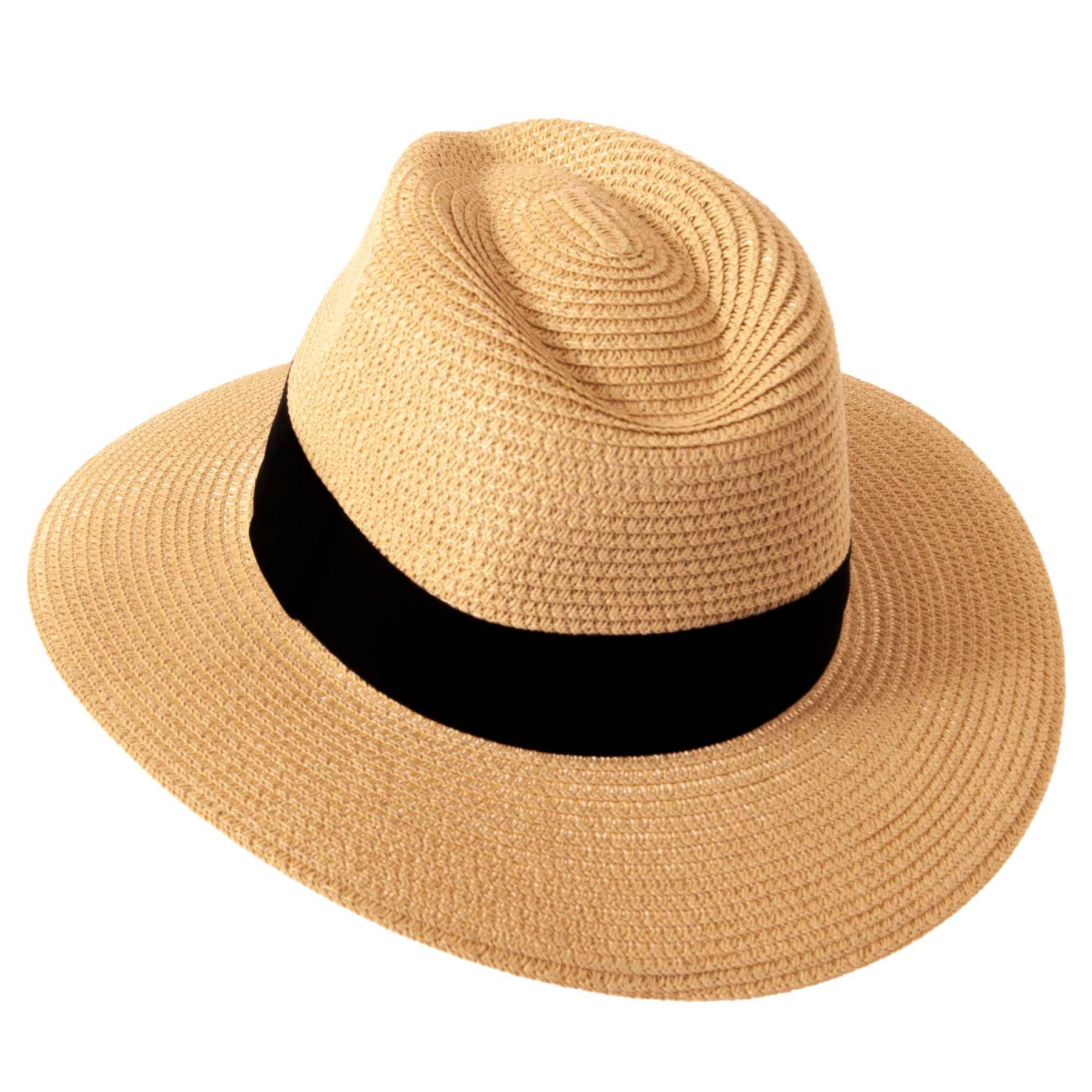 AFTERNOON - MENS FEDORA STRAW HAT