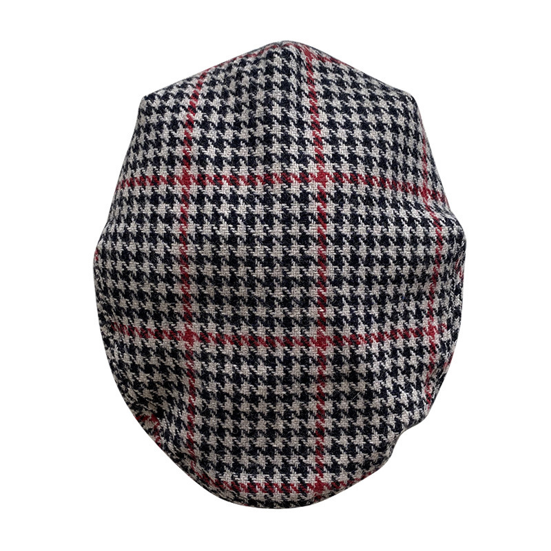 THE PEAKY Marl Flat Hat Brewit-Harris Tweed