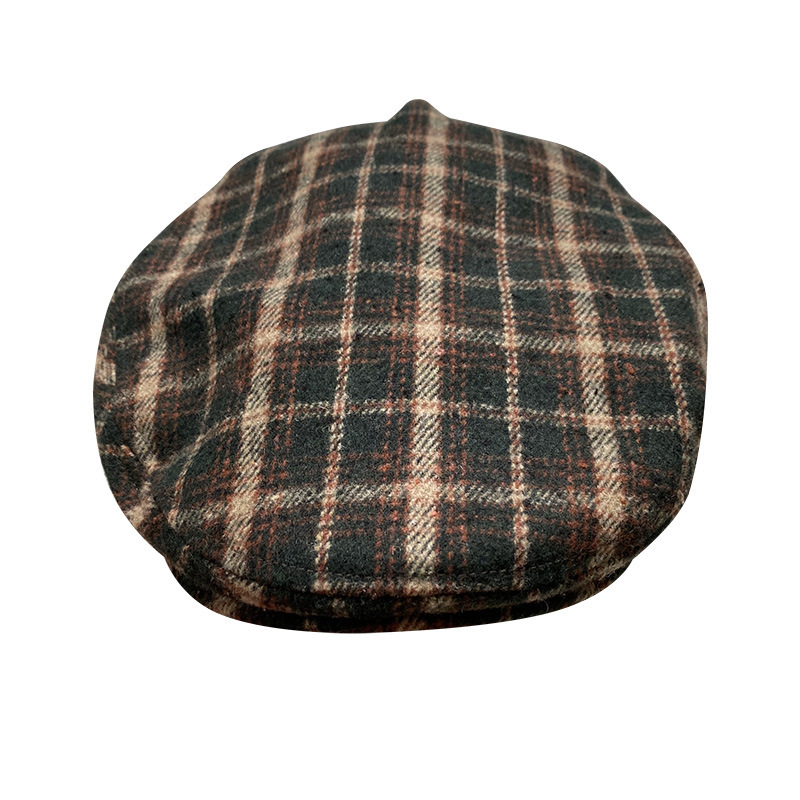 THE PEAKY Marl Flat Hat Kent-Harris Tweed