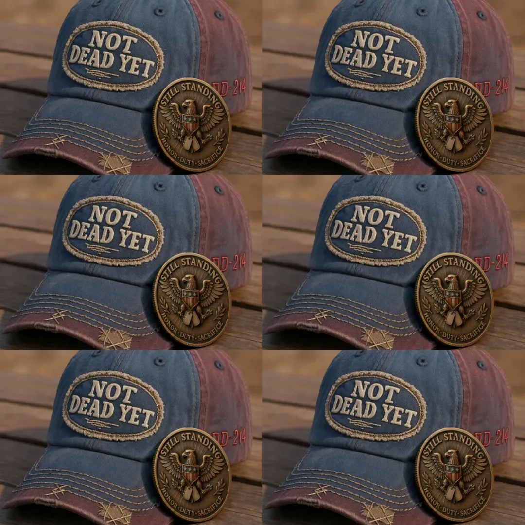 🎉Last Day Only $19.99 🇺🇸💀 DD-214 “Not Dead Yet” Veteran Hat🎁Free Symbolizes Honor Gift