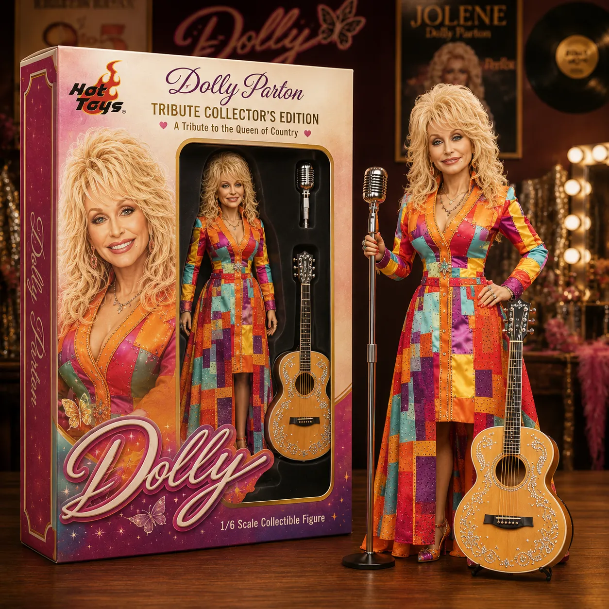 IN LOVING MEMORY OF DOLLY PARTON (1946–2026) Memorial Tribute Figure
