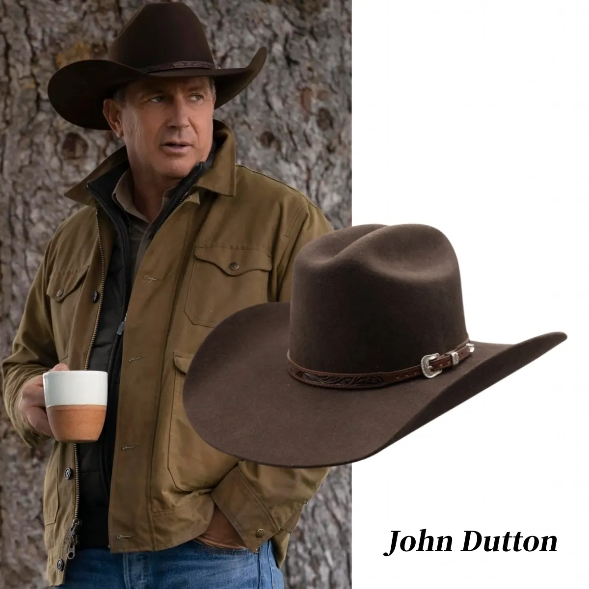 John Dutton 10X Leather Cowboy Hat