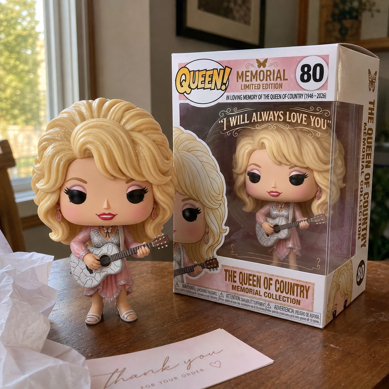 IN LOVING MEMORY OF THE QUEEN OF COUNTRY (1946-2026) Dolls