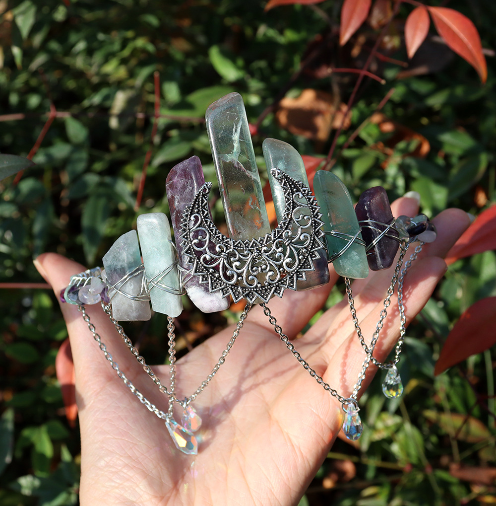 HANDMADE NATURAL CRYSTAL CROWN