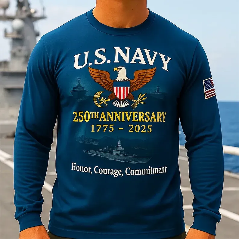 U.S. Navy 250th Anniversary T-shirt