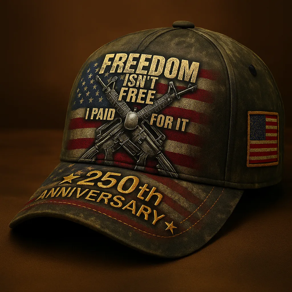 Freedom Isn't Free – 250th Anniversary Commemorative Cap