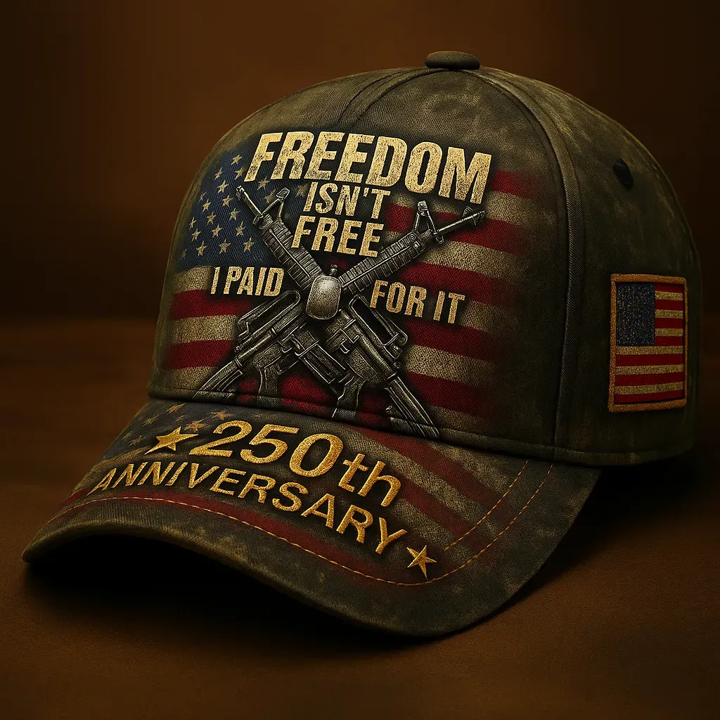 Freedom Isn't Free – 250th Anniversary Commemorative Cap