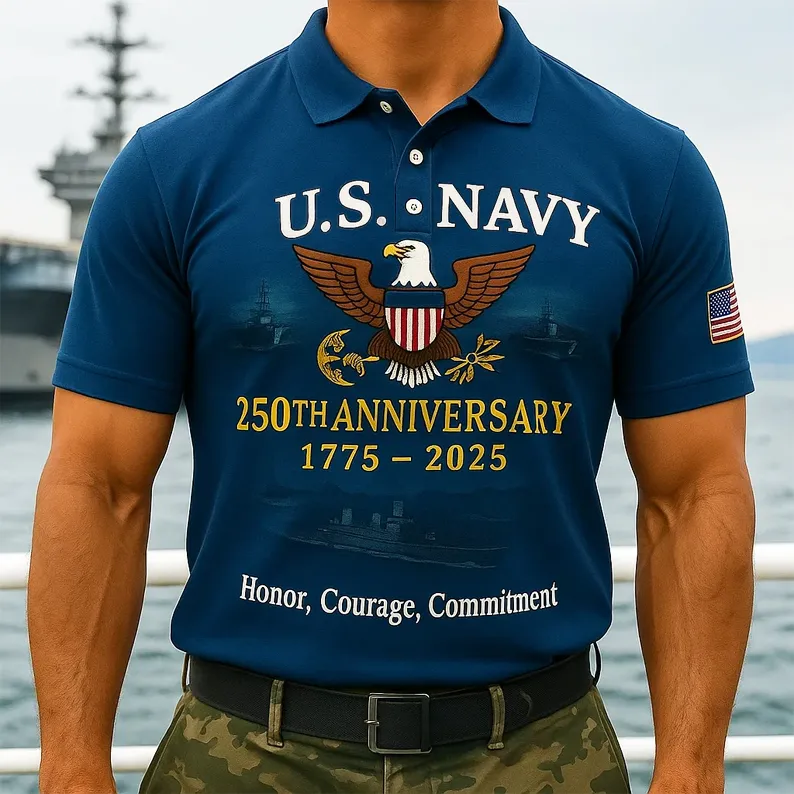 U.S. Navy 250th Anniversary T-shirt