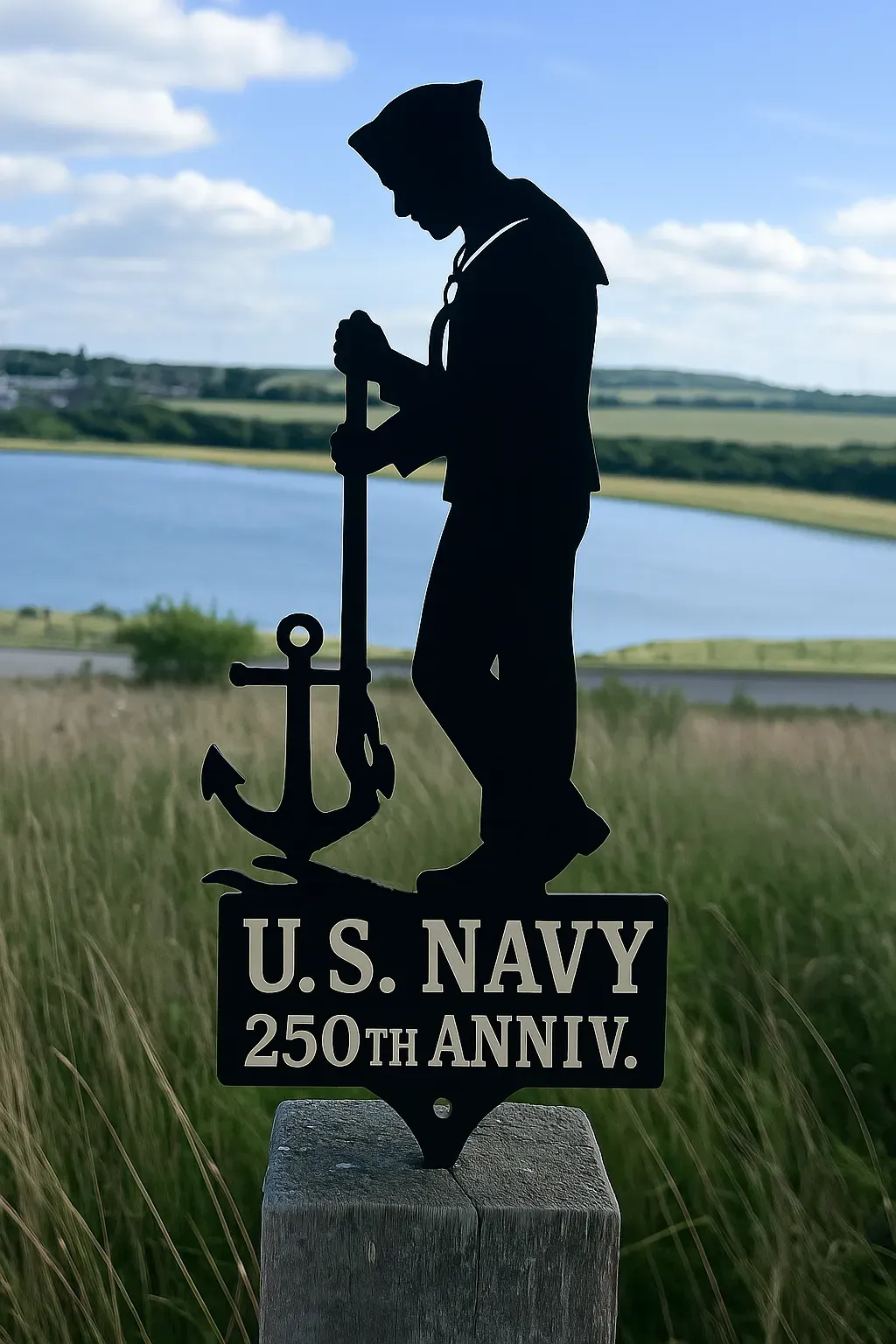 🔥LAST DAY 56% OFF-U.S. Navy Sailor Memorial – 250th Anniversary Yard Silhouette