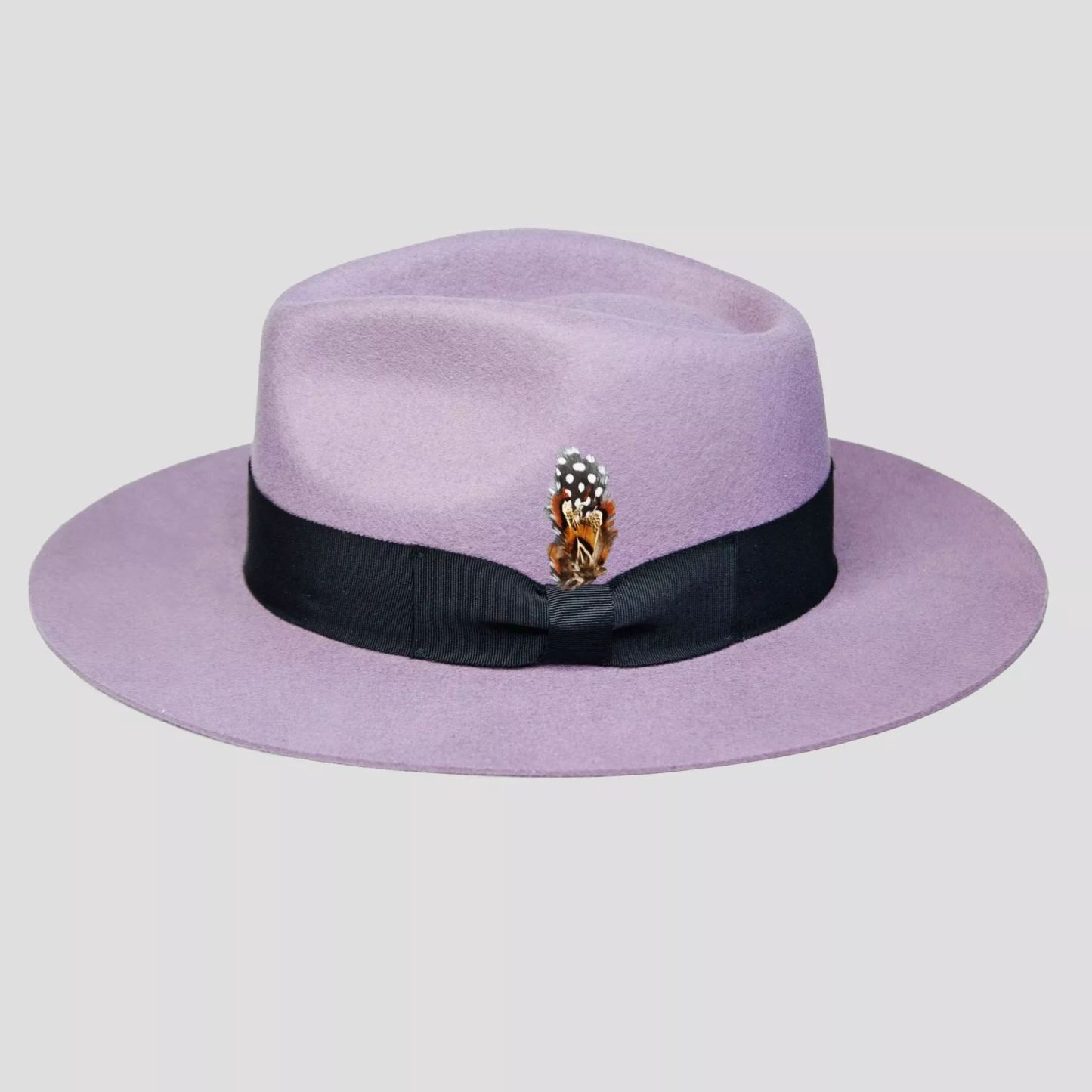 Ferguson Fedora - Lavender+Black[Fast shipping and box packing]