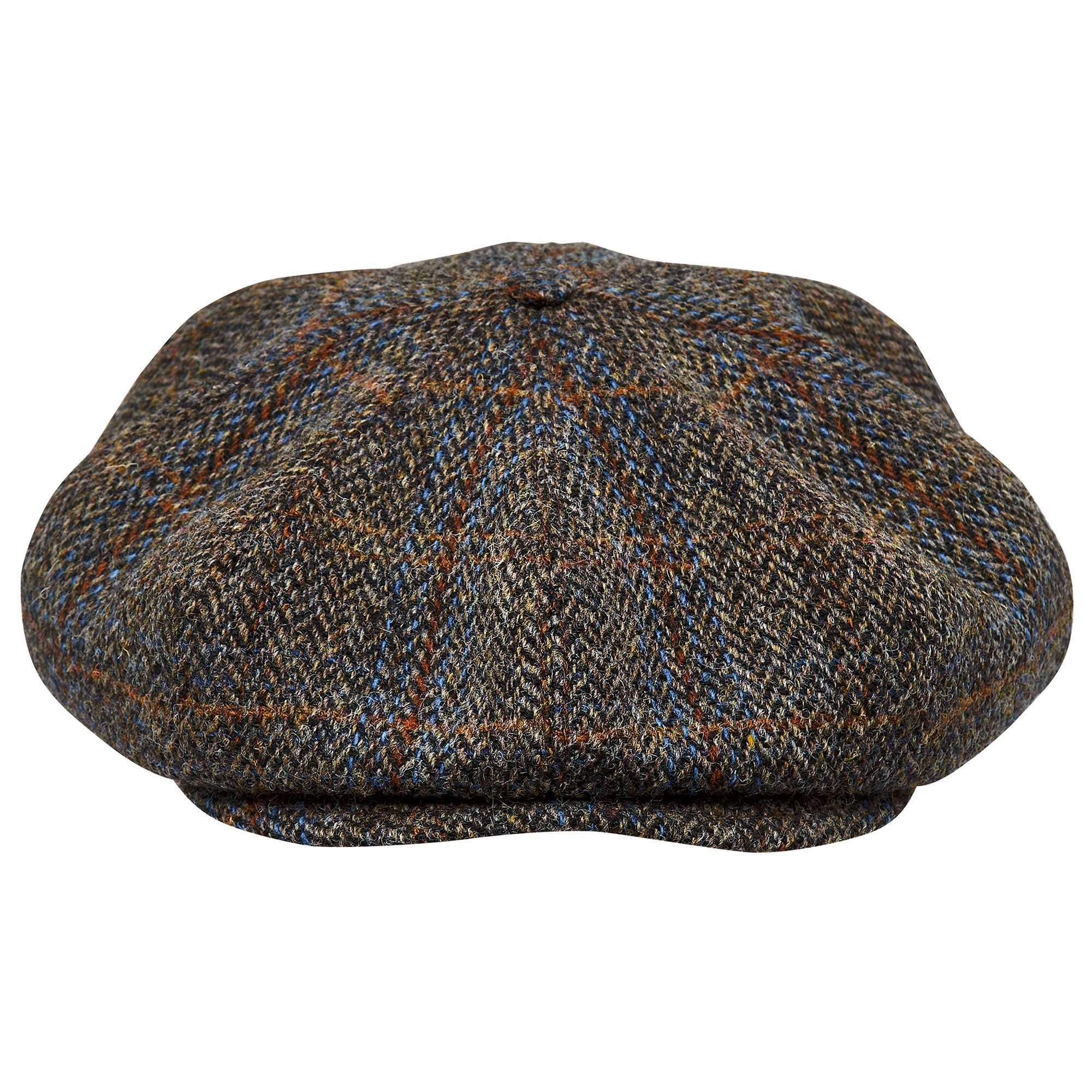 PEAKY CAPS Genuine Scottish Harris Tweed 8 Panels Man Cap