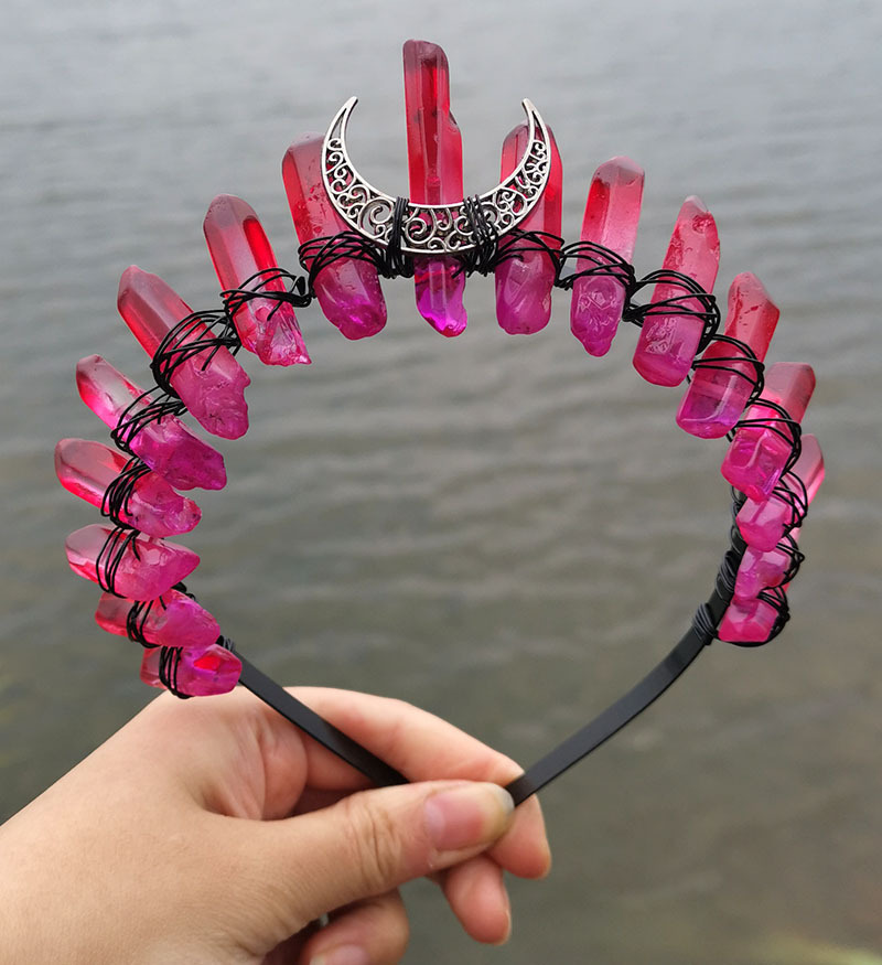 Christmas HANDMADE NATURAL CRYSTAL CROWN