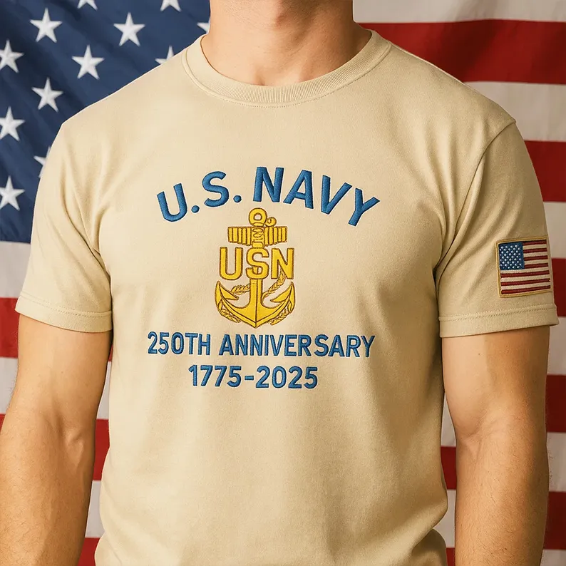 U.S. Navy 250th Anniversary T-shirt
