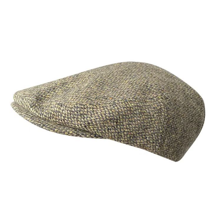 THE PEAKY Marl Flat Hat ParticlesB-Harris Tweed