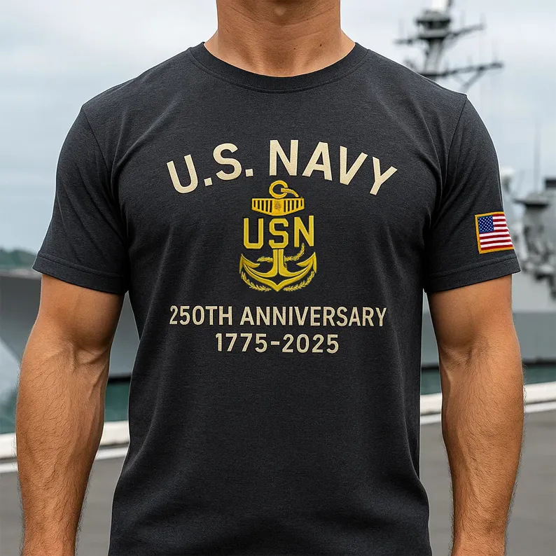 U.S. Navy 250th Anniversary T-shirt