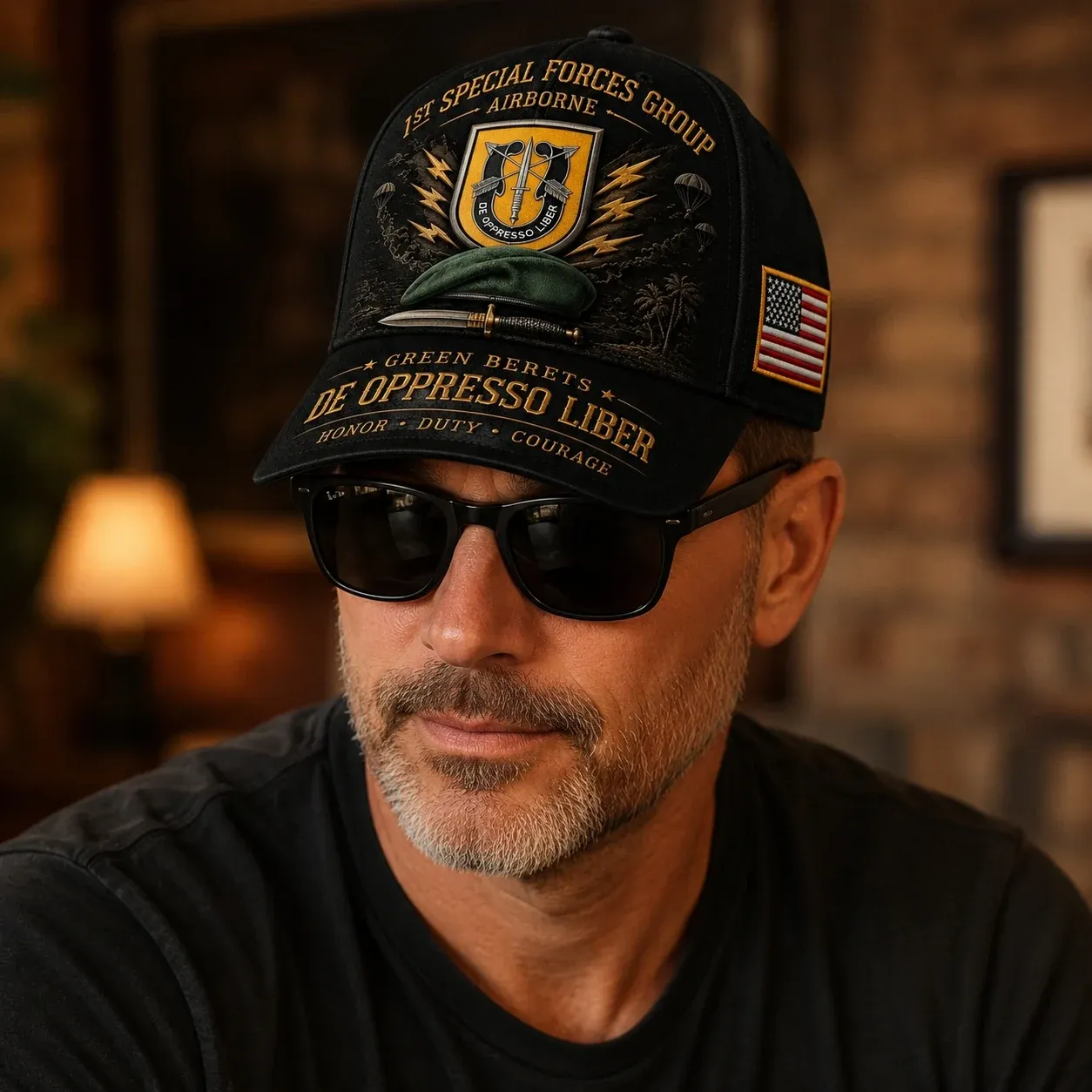 🗡️U.S. Army Special Forces “De Oppresso Liber” Tribute Cap