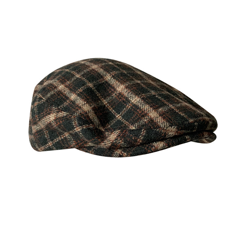 THE PEAKY Marl Flat Hat Kent-Harris Tweed