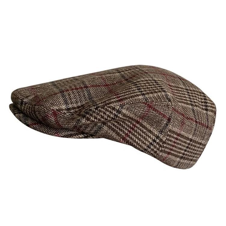 THE PEAKY Marl Flat Hat Silas-Harris Tweed