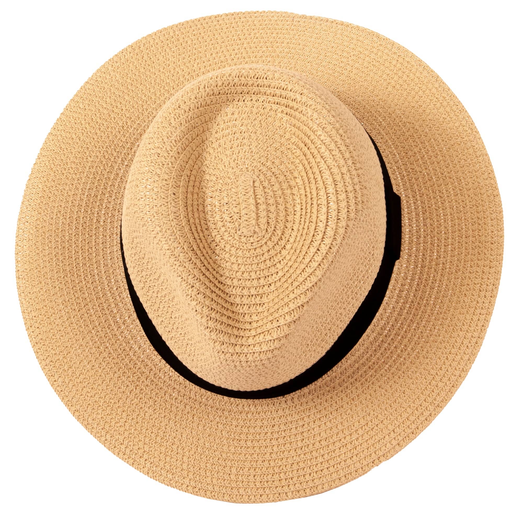 AFTERNOON - MENS FEDORA STRAW HAT