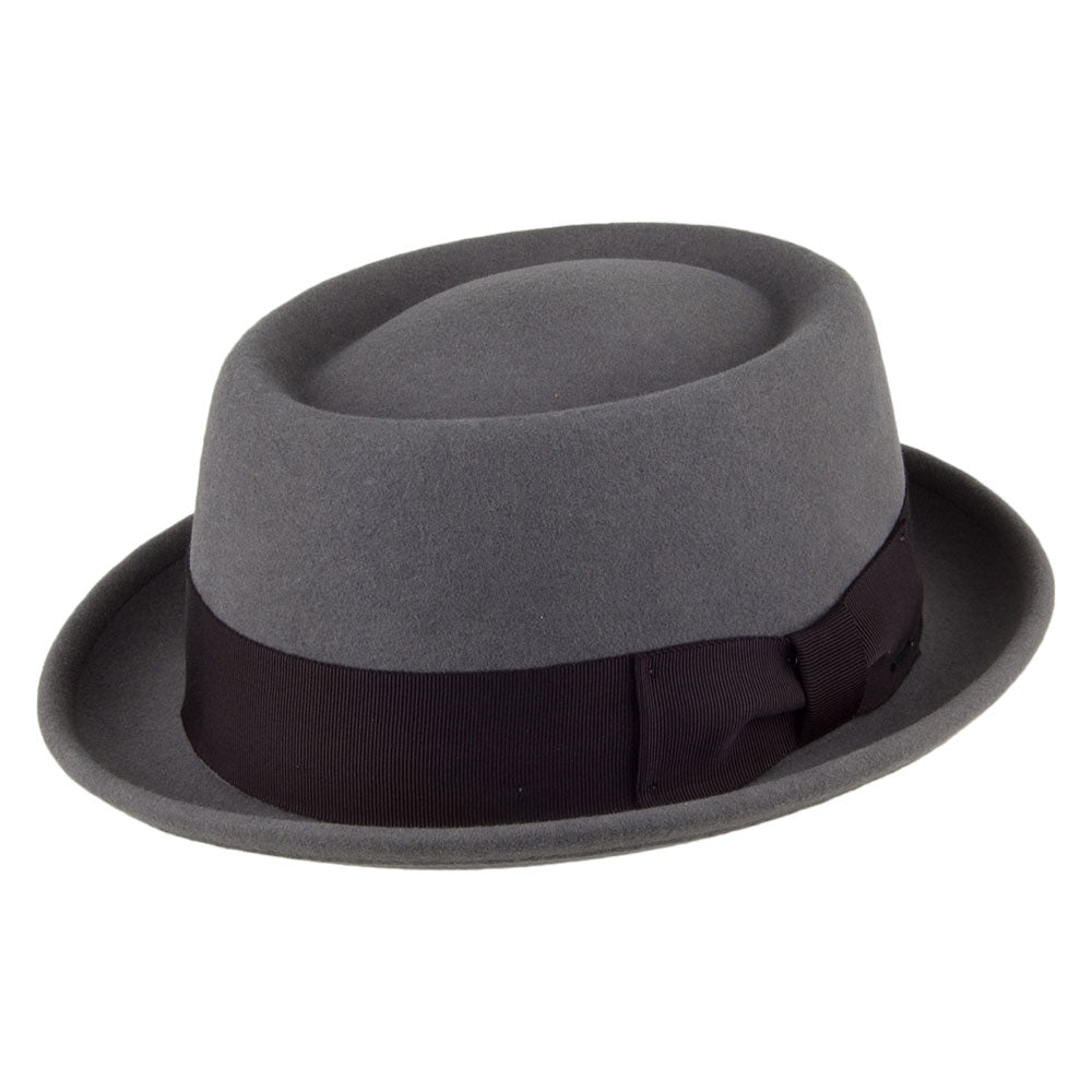 Tienda Hats Darron Crushable Pork Pie Hat - Gunmetal