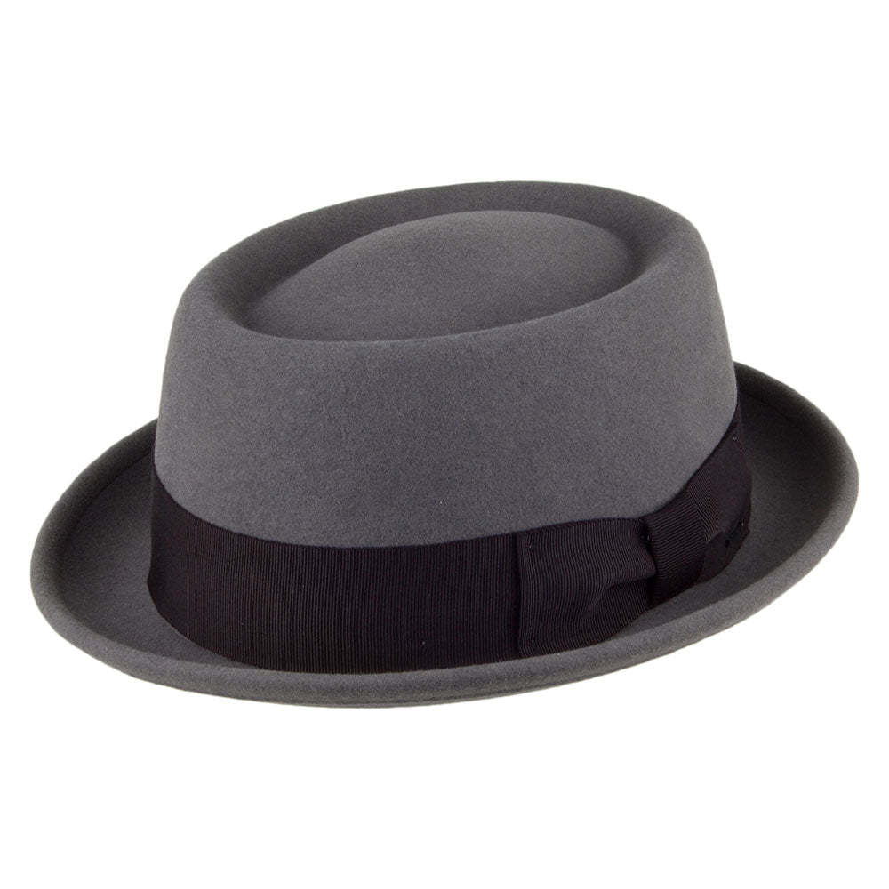 Tienda Hats Darron Crushable Pork Pie Hat - Gunmetal